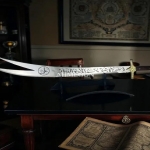 zülfikar kurt başlı el yapımı ahmegon çelik kılıçlar